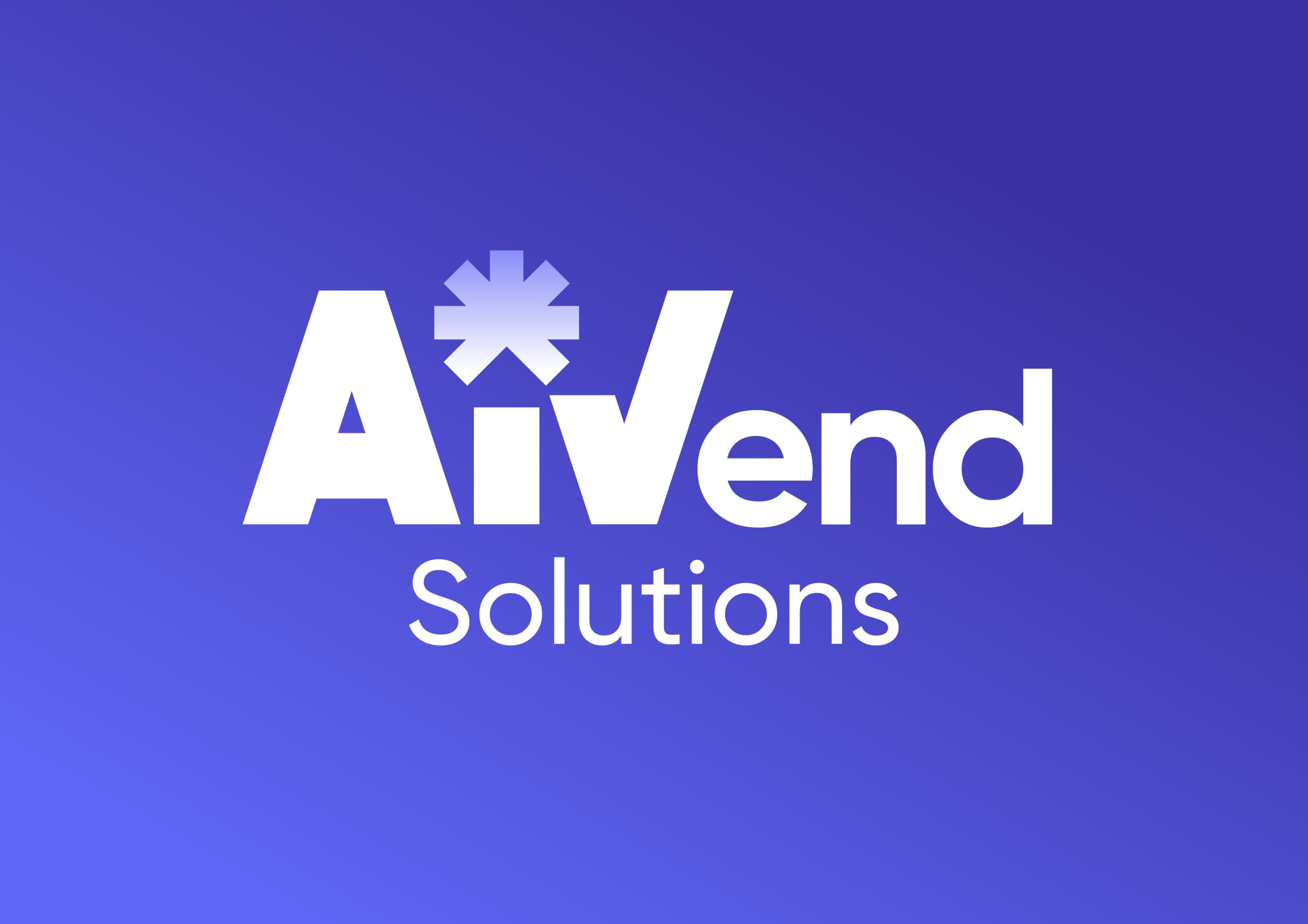 AiVend Solutions logo on purple gradient