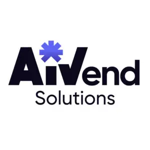AiVend Solutions logo with blue asterisk